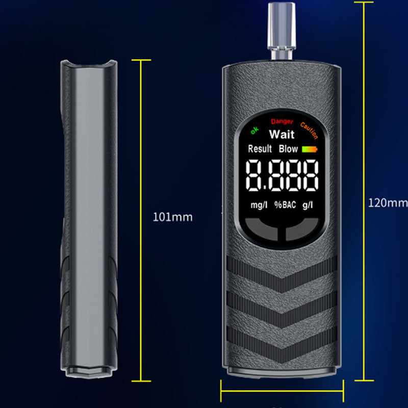 Digital Breathalyzer – Voice Alert & USB Rechargeable Design, No More Risky Driving