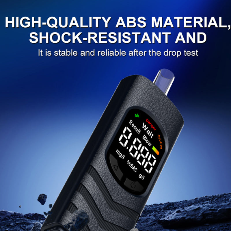 Digital Breathalyzer – Voice Alert & USB Rechargeable Design, No More Risky Driving