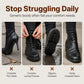 👢 Stable Steps, Easy Zip | Women's Round-Toe Chunky-Heel Ankle Boots