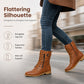 👢 Stable Steps, Easy Zip | Women's Round-Toe Chunky-Heel Ankle Boots