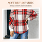 ✨ Easy Everyday Comfort | Women's Plaid Hooded Drawstring V-Neck Shirt🍂