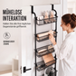 🚪Over the Door Hanging Organizer – Drill-Free Installation, Multi-Tier Carbon Steel Baskets & Space-Saving Design – Practical Storage for Any Room 🧺