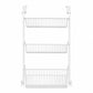 🚪Over the Door Hanging Organizer – Drill-Free Installation, Multi-Tier Carbon Steel Baskets & Space-Saving Design – Practical Storage for Any Room 🧺