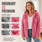 🍂🧥Women's Cozy Fuzzy Hooded Jacket – Soft Zip-Up Outerwear for Everyday Warmth