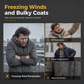 Men's Winter Fleece-Lined Padded Coat