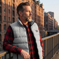 Men's Padded Stand Collar Vest