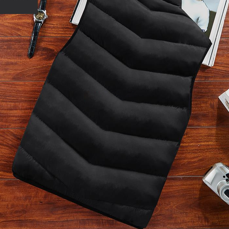 Men's Padded Stand Collar Vest