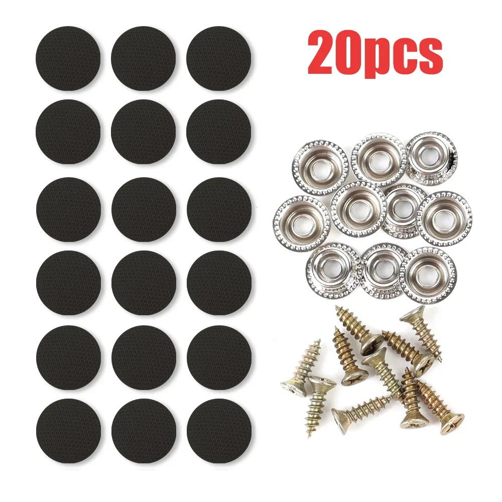 🚗 🔧 Car Headliner Repair Kit — Fix Sagging Roof Fabric, Snap Buttons & Rivets