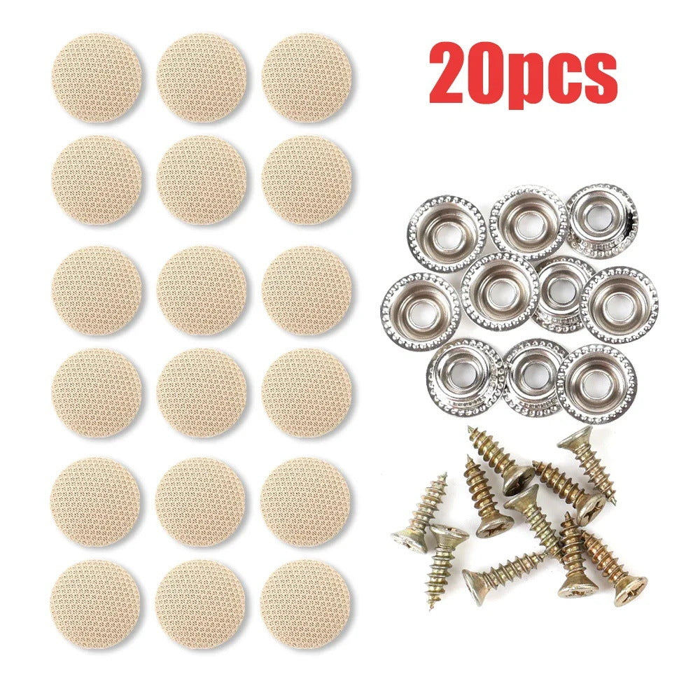 🚗 🔧 Car Headliner Repair Kit — Fix Sagging Roof Fabric, Snap Buttons & Rivets
