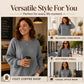The Waffle-Knit Sweatshirt Made for Easy, Everyday Wear