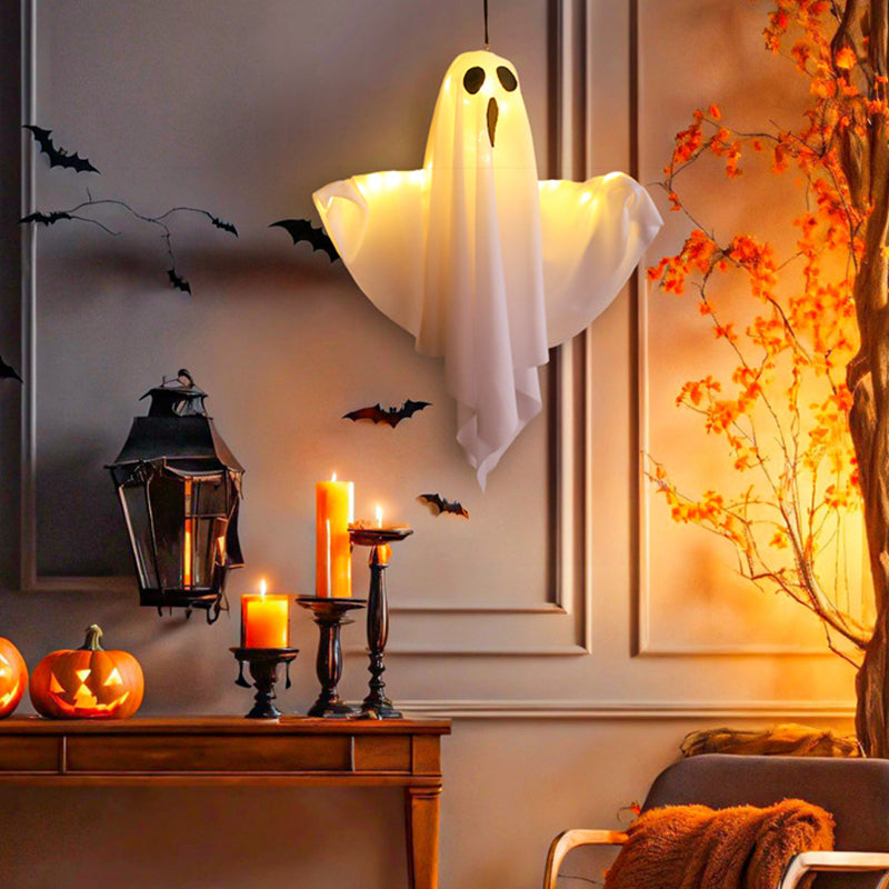 Glowing Ghost Chandelier for Halloween Party Decor