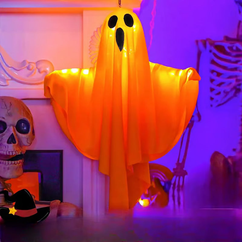 Glowing Ghost Chandelier for Halloween Party Decor
