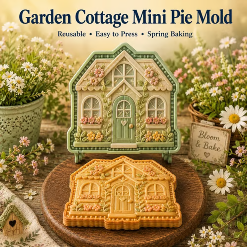 🥧 Floral Pie Press Mold – Easy Decorative Baking for Any Occasion