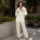 Women's Loose Zip-Up Hooded Knit Cardigan